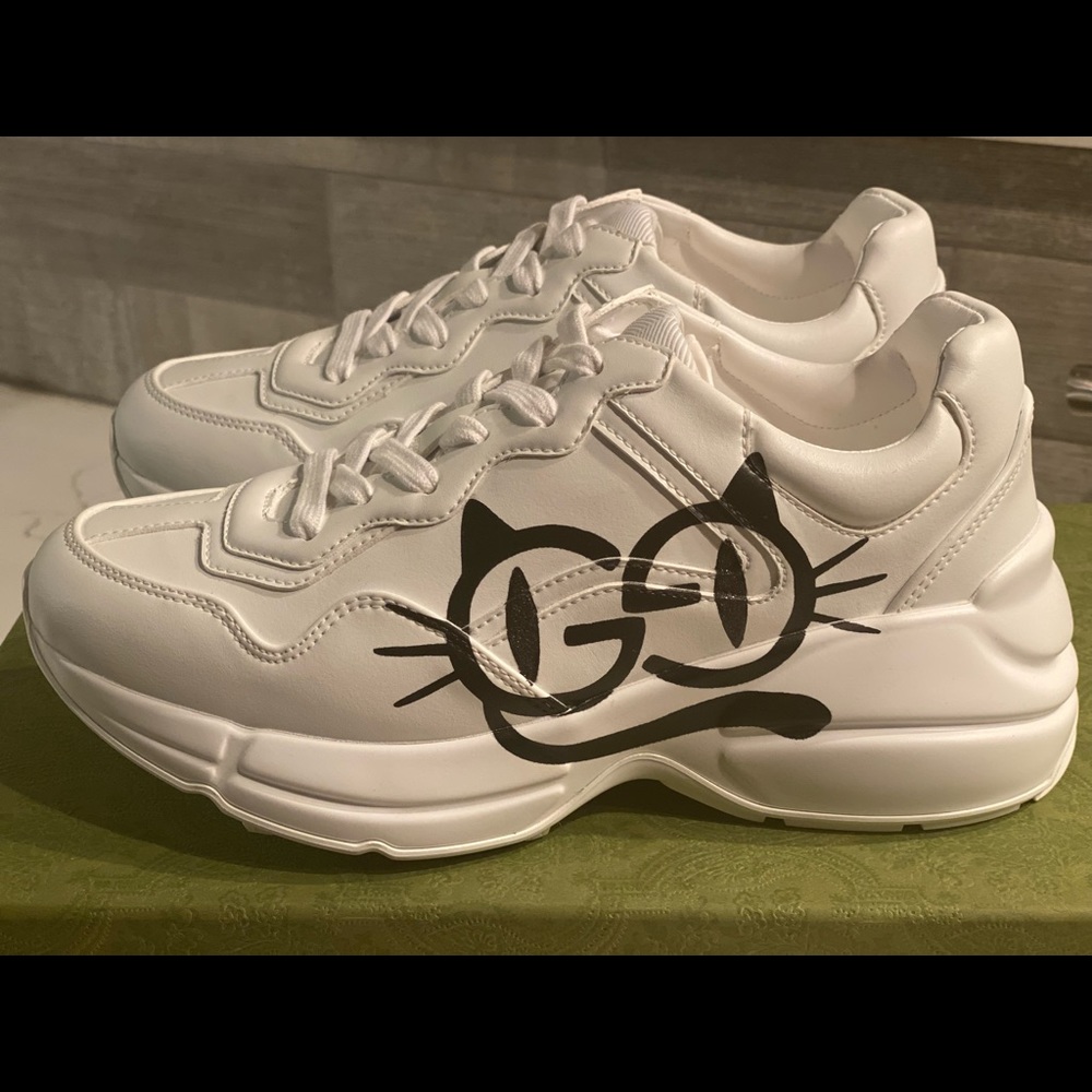 SOLD Gucci Rython Sneakers with Cat Eye